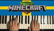 How To Play - Minecraft - Sweden (Piano Tutorial Lesson)