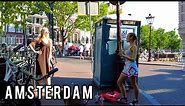 🇳🇱 Amsterdam Stunning Sunny Hour Walking Tour 4K Netherlands City Walk