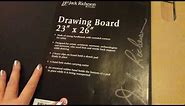 How to operate the clips on a Jack Richeson drawing board