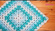 How To Add A Shell / Scallop Border To Your Crochet Granny Squares! Simple Step by Step!