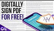 How to Create A Digital Signature for PDF Files Free Online | Cocosign | Guiding Tech