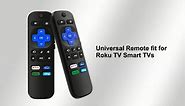 (Pack of 2) Universal Remote Control for Roku TV, Replacement for Onn/for Insignia/for TCL/for Philips/for LG Roku Series Smart TVs