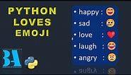 Emoji Translator: Transforming Text into Fun Emojis using Python