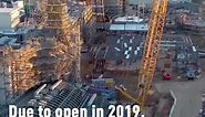 VIDEO: Flyover the Star Wars: Galaxy’s Edge Construction Site