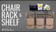 Folding Chair Essential Garage Rack + Shelf