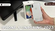 Unboxing iPhone X 2023 (silver) | Game Test | Camera Test | Aesthetic | @jamslvdr | Love, Jam