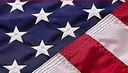American Flags for Outside 4X6 American Flag Outdoor Heavy Duty Made in USA -US Flag 4x6 Outdoor with Embroidered Stars and Sewn Stripes 4x6 US Flag for High Wind- All Weather Flags