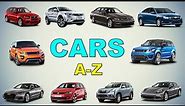 A-Z CAR NAMES