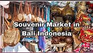 Where you can buy best souvenirs in Bali Indonesia//Souvenir Market in Bali