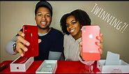 iPhone XR Unboxing [Coral Color] with the WIFE!