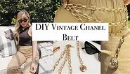 DIY Chanel Inspired Vintage Belt (Only $50) | Lauren Cristine