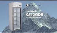 Medical Refrigerator | K212GDR Product Overview | Sliding Glass Door