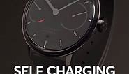 This smart watch uses kinetic energy to self-charge