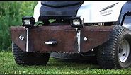 Homemade FRONT METAL BUMPER For TRACTOR Mower !?