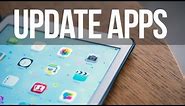How to Update Apps in iPad, iPad mini, iPad Pro, iPad Air