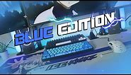 EPIC Blue Themed Gaming Setup + I Got MY OWN Mousepad!