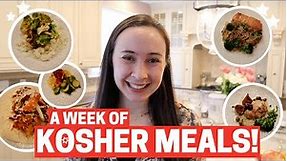 A WEEK OF KOSHER MEALS!! (Budget Friendly Family Meals with Kosher Food)! Cooking & Recipes
