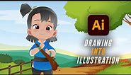 [Complete Tutorial]: How to Design Characters like Disney in Adobe Illustrator | Sketch to Vector