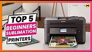 5 Best Sublimation Printer for Beginners 2023 (for T-shirts & Cheap)