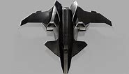 6th Gen VTOL Sci-Fi Fighter Jet - MASSALITE - Buy Royalty Free 3D model by BaseOptimal
