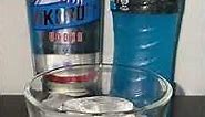 Vodka and Blue Powerade