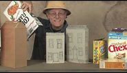 How to make cereal box houses