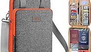 ZINZ Slim & Expandable Case 12.9 13 inch Travel Laptop Shoulder Bag for 13" MacBook Air/Pro M1 M2,12.9 iPad Pro,L01G05