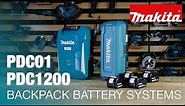 Makita UK PDC01/1200 Backpack Battery System