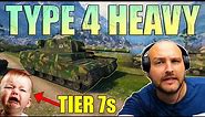 Powerful Against Lower Tiers: Type 4 Heavy! | World of Tanks