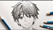 How to draw Anime BOY Easy Step by step (Anime Drawing Tutorial)