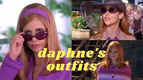 all of daphne blake's outfits in the scooby doo live action movies