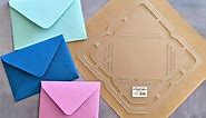 Card & Scrapbooking Tool-Triple "A" Envelope Template, A5/A6/A7 envelopes