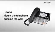 Mount the telephone on the Wall - VTech CS5249