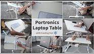 PORTRONICS Laptop table Unboxing and Review | Portronics My Buddy Plus 🔥| Portable laptop table 2023