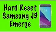 How to Hard Reset Samsung Galaxy J3 Emerge | Factory Reset Samsung Galaxy J3 | NexTutorial