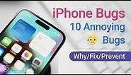How to Fix 10 Common and Annoying iPhone Bugs - For All iPhone 2023