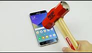Samsung Galaxy Note 7 Hammer & Knife Scratch Test