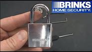 (27) Brinks 40mm Padlock (How to Pick Security Pins)