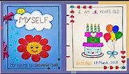 How to make booklet| Booklet on Myself| booklet for school project|Scrapbook ideas| why I am special