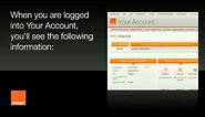 help | Your Account - pay as you go | Orange UK
