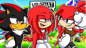 Shadow and Knuckles Meet FEMALE KNUCKLES! (VR Chat)