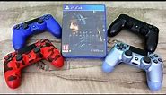 Latest PS4 controllers UNBOXED 😍 Red Camouflage & Titanium Blue