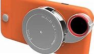 Ztylus iPhone 6s / 6 Lite Series Camera Kit w/ 4-in-1 Lens Attachment, Premium Matte Polycarbonate (Orange)