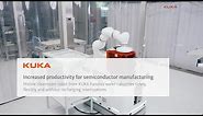 KUKA mobile cleanroom robot: Increased productivity for semiconductor manufacturing