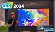 New Formovie Projectors w/ 150 Inch Spectra Vantage UST Screen, Motorized Screen & Fresnel CES 2024