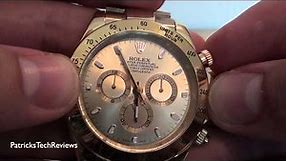 Rolex Replica Daytona Oyster Perpetual "18k gold" superlative chronograph officially certified
