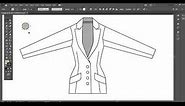 Tutorial | Drawing Jacket (technical design) with Adobe Illustrator