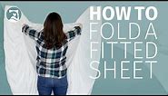 How To Fold A Fitted Sheet - THE EASIEST AND QUICKEST WAY!
