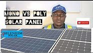 How to identify a Mono Crystalline Solar Panel from a Poly Panel. Which one charges battery faster?