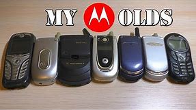 All my old Motorola phones collection